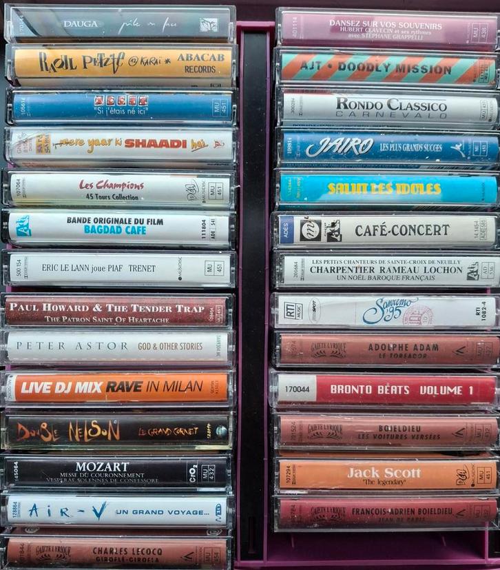 Diverse bespeelde Cassettebandjes €1,- per stuk, Cd's en Dvd's, Cassettebandjes, Gebruikt, Overige genres, 2 t/m 25 bandjes, Ophalen