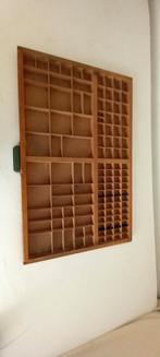 Houten letter bak met letter, Ophalen, Zo goed als nieuw