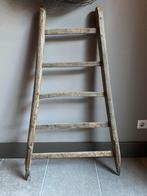 Oude houten ladder plukladder kinderkamer badkamer hout, Ophalen, Gebruikt