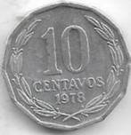 10  cent  1978  Chili. km.  205 a, Postzegels en Munten, Munten | Amerika, Ophalen of Verzenden, Zuid-Amerika, Losse munt
