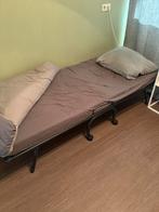 Avek logeerbed, Huis en Inrichting, Ophalen, Eenpersoons, Zwart, Zo goed als nieuw