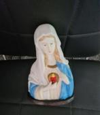 1 Maria beeld en 1 wandplaquette biscuit porselein, Antiek en Kunst, Antiek | Porselein, Ophalen of Verzenden