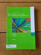 De Kern van het Ondernemingsrecht 3e Druk, Ophalen of Verzenden, Zo goed als nieuw, WO