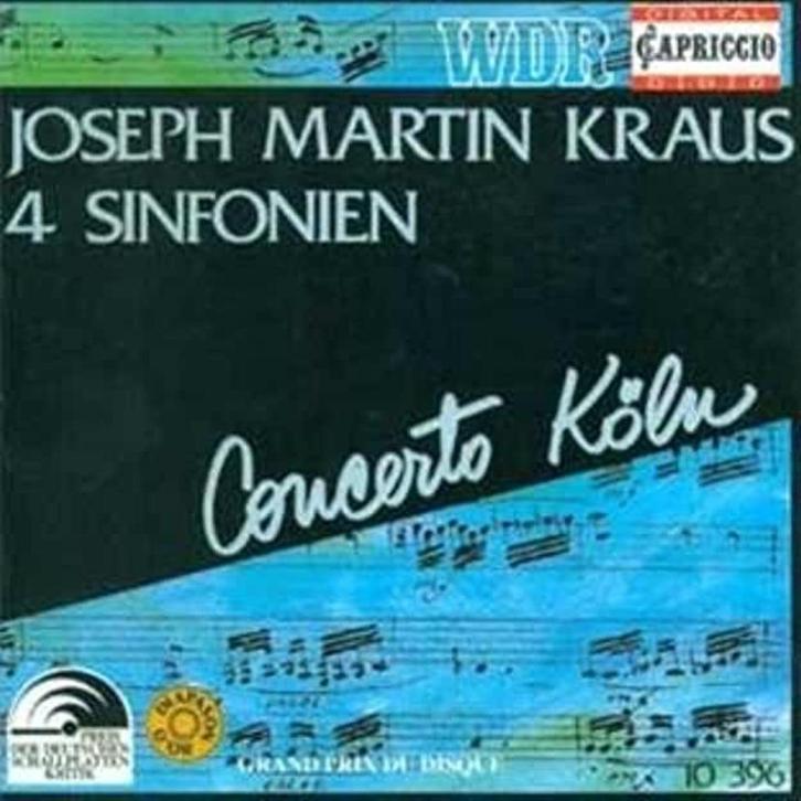 KRAUS 4 sinfonien CD CAPRICCIO DIAPASON D'OR NIEUWSTAAT, Cd's en Dvd's, Cd's | Klassiek, Zo goed als nieuw, Orkest of Ballet, Classicisme