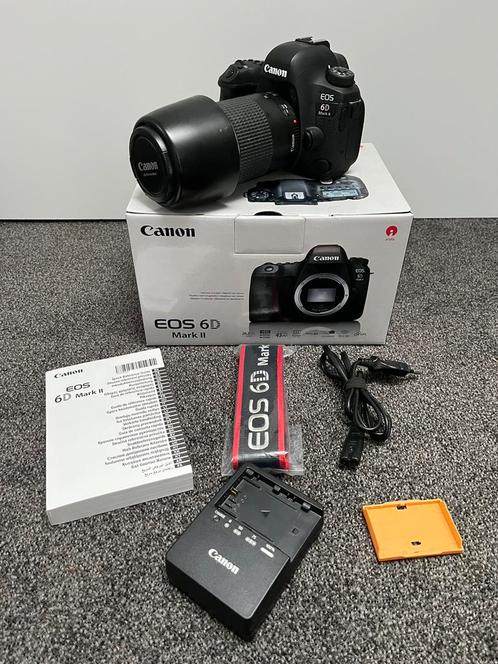 Canon 6D, Mark II & lens EF 75-300 4-5.6, Audio, Tv en Foto, Fotocamera's Digitaal, Gebruikt, Canon, Ophalen of Verzenden