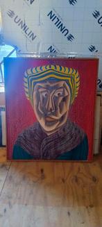 W. Oosterbaan Schilderij - Kunstuitleen Reiderland, Ophalen of Verzenden