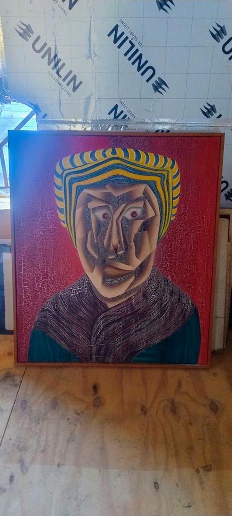 W. Oosterbaan Schilderij - Kunstuitleen Reiderland, Antiek en Kunst, Kunst | Schilderijen | Klassiek, Ophalen of Verzenden