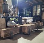 Bank,Tafel, Tv-meubel, Bijzettafel van Meerpaal/Meerpalen, Ophalen, Gebruikt, 200 cm of meer, Minder dan 50 cm