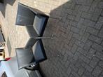 Mooie leren verrijdbare mivani stoelen, Huis en Inrichting, Stoelen, Ophalen of Verzenden, Zo goed als nieuw