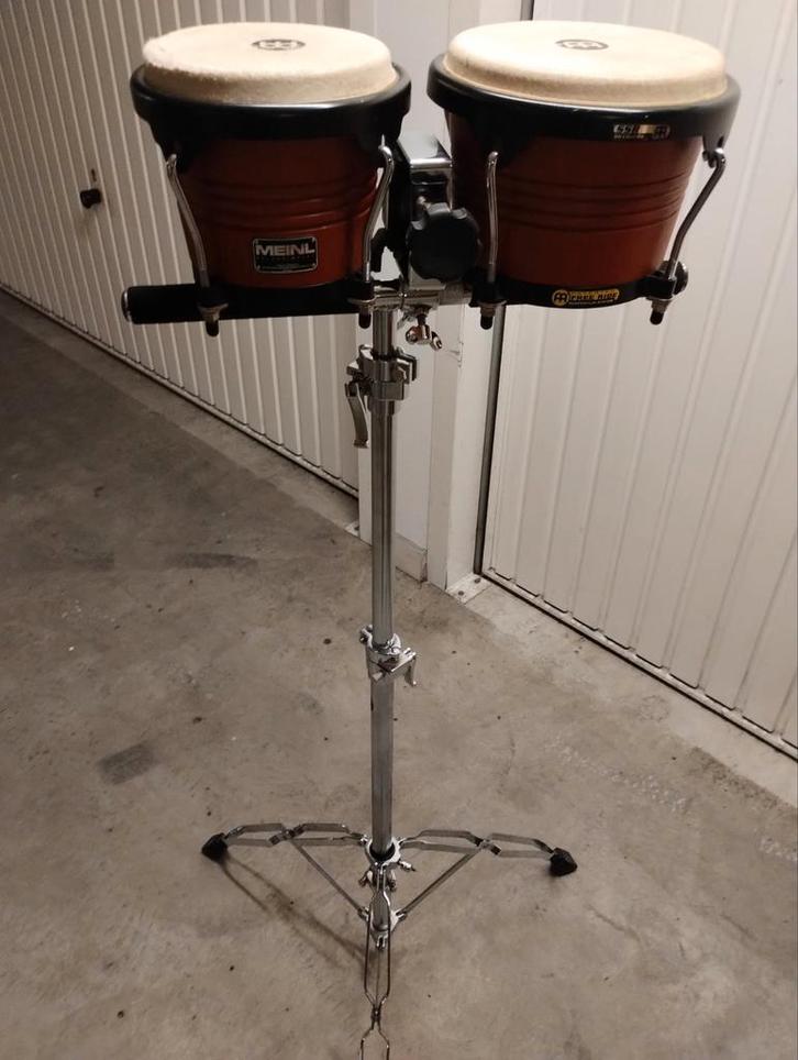Meinl Bongo's met standaard, Muziek en Instrumenten, Percussie, Gebruikt, Trommel, Ophalen
