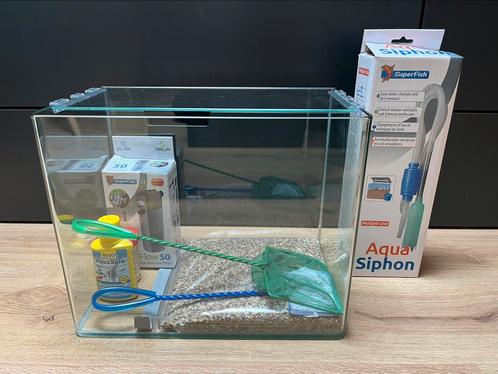 Aquarium/vissenkom met accessoires, Dieren en Toebehoren, Vissen | Aquaria en Toebehoren, Zo goed als nieuw, Leeg aquarium, Ophalen of Verzenden