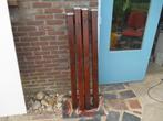 4 paaltjes met paalornament, Tuin en Terras, Ophalen, Gebruikt, Minder dan 180 cm, Palen