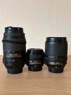 Nikon D5300 met 3 lenzen en tas, Gebruikt, Spiegelreflex, Ophalen of Verzenden, Nikon