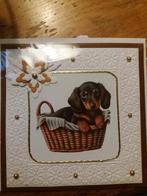 Kaartje met teckel no. 1967, Ophalen of Verzenden, Nieuw, Dieren