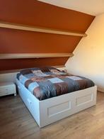 IKEA BRIMNES bed 140x200 met opberglades - Wit, Ophalen, Gebruikt, Wit, 140 cm
