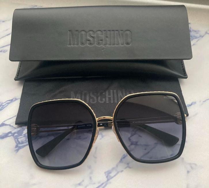 MOSCHINO DAMES ZONNEBRIL, Sieraden, Tassen en Uiterlijk, Zonnebrillen en Brillen | Dames, Nieuw, Zonnebril, Overige merken, Zwart