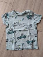 Shirtje met pickups en dieren - korte mouw - maat 74, Ophalen of Verzenden, Zo goed als nieuw, Hema, Jongetje