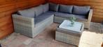 tuinbankstel-loungeset, Tuin en Terras, Tuinsets en Loungesets, Ophalen, 5 zitplaatsen, Bank, Zo goed als nieuw