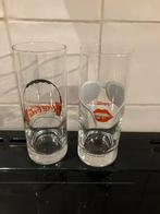 2 vintage Coca Cola glazen, Ophalen of Verzenden, Zo goed als nieuw, Frisdrankglas