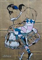 "Dans (III)"  Schilderij, Verzenden