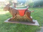 Antieke houten kermis carrousel haas ca 1930, Antiek en Kunst, Ophalen