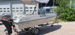 Terhi boot 475 FC 60 pk Mariner incl. Kalf trailer, Watersport en Boten, Vis- en Consoleboten, Ophalen of Verzenden