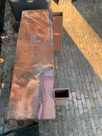 Ijzeren bak , gebruikt als vuurkorf ., Doe-het-zelf en Verbouw, Metalen, Ophalen, Zo goed als nieuw, IJzer