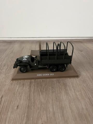 Militair Modelvoertuig – GMC CCKW 353 legertruck schaalmodel beschikbaar voor biedingen