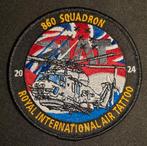 Koninklijke Luchtmacht 860 Squadron RIAT 2024 Patch, Ophalen of Verzenden, Luchtmacht, Nederland, Embleem of Badge