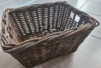 Rieten mand, Ophalen of Verzenden, Vierkant, Riet, Mand