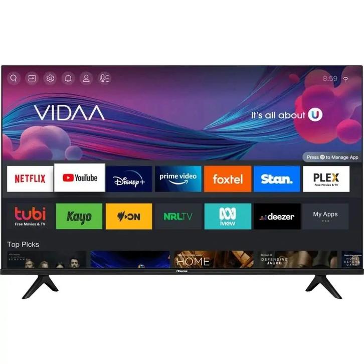 hisense 55A60G - 55 inch 4K smart tv, Audio, Tv en Foto, Televisies, Zo goed als nieuw, 100 cm of meer, Overige merken, Ophalen