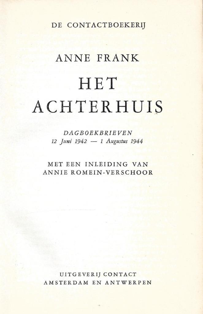 Anne Frank - Het achterhuis - Geïllustreerd, Boeken, Oorlog en Militair, Gelezen, Algemeen, Tweede Wereldoorlog, Ophalen of Verzenden