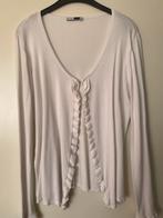 Mooie vest met lange mouwen, wit , maat 46, Dolce Vita, Wit, Maat 46/48 (XL) of groter, Ophalen of Verzenden, Zo goed als nieuw
