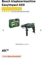 Bosch boormachine Easyimpact 600 met garantie, 600 watt of meer, Zo goed als nieuw, Klopboormechanisme, Ophalen