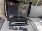 20" Grundig Vision LCD TV & Sony DVD Speler, Ophalen, 50 Hz, Zo goed als nieuw, HD Ready (720p)