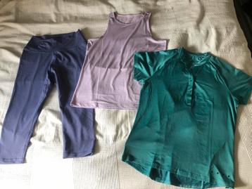sportkleding zomer nieuw! Maat M capri legging top en shirt beschikbaar voor biedingen