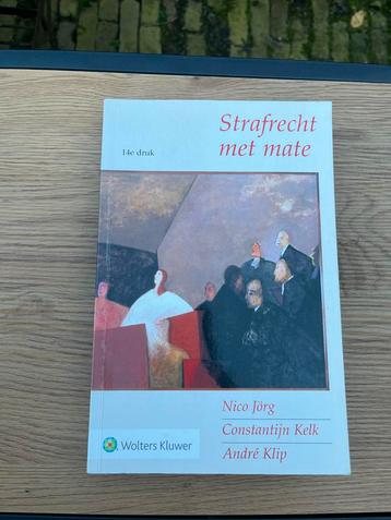 Strafrecht met mate - Studieboek Rechten WO beschikbaar voor biedingen