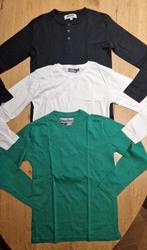 3 NIEUWE effen longsleeves, 152-158, Nieuw, Ophalen of Verzenden, Shirt of Longsleeve, Jongen