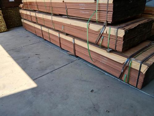 Hardhouten vlonderplanken, vlonderdelen, terrasplanken 27x95, Tuin en Terras, Terrasdelen en Vlonders, Nieuw, Hout, Ophalen