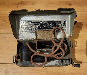 Britse Tele Set L Mk1 YA8023, veldtelefoon WO2 beschikbaar voor biedingen