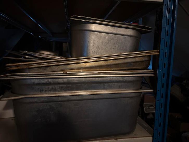 RVS Bakken Horeca, Huis en Inrichting, Keuken | Potten en Pannen, Gebruikt, Ophalen of Verzenden