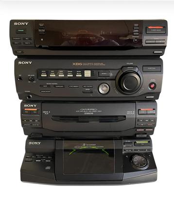 Sony XBG Stereo Set - dubbel Cassette, CD (wisselaar) Radio beschikbaar voor biedingen