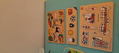Houten puzzels nijntje, pluk van de petteflet, boerderij, Kinderen en Baby's, Speelgoed | Houten speelgoed, Zo goed als nieuw