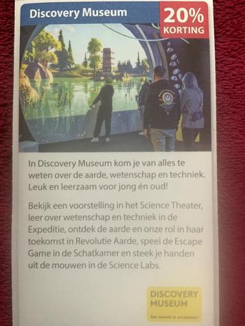 Discovery Museum Kerkrade Voordeelbon beschikbaar voor biedingen