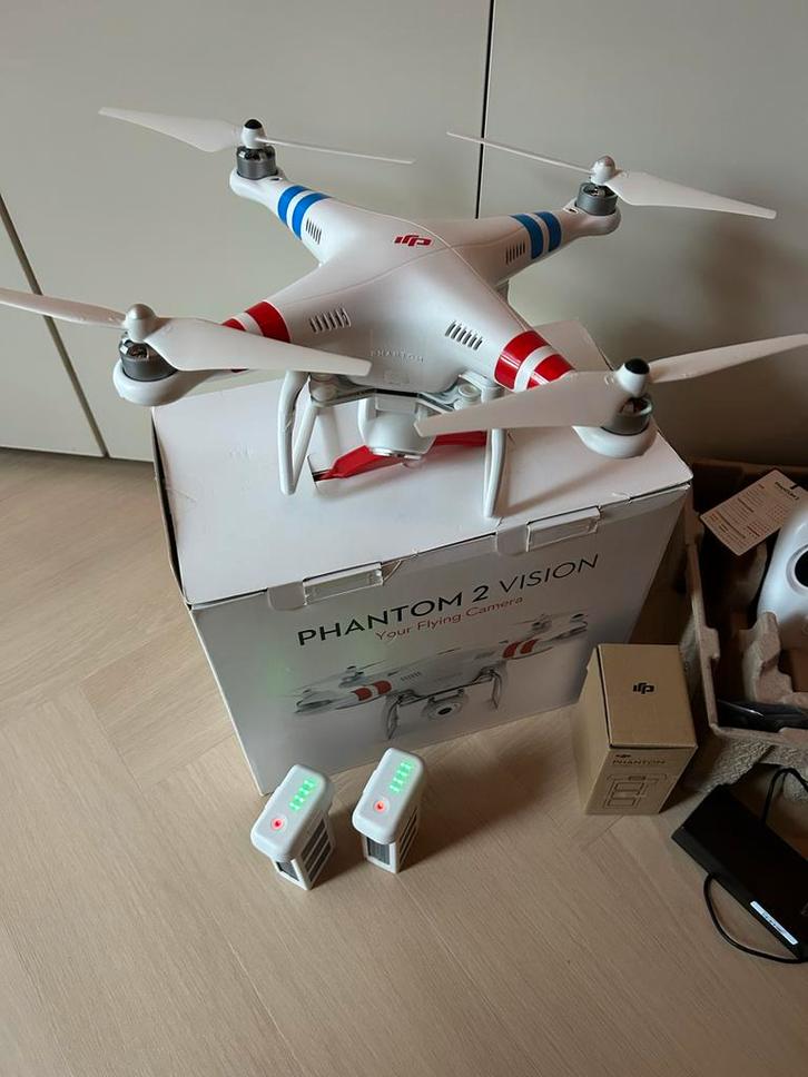 DJI Phantom 2 Vision - Nieuwstaat!, Audio, Tv en Foto, Drones, Zo goed als nieuw, Drone met camera, Ophalen of Verzenden
