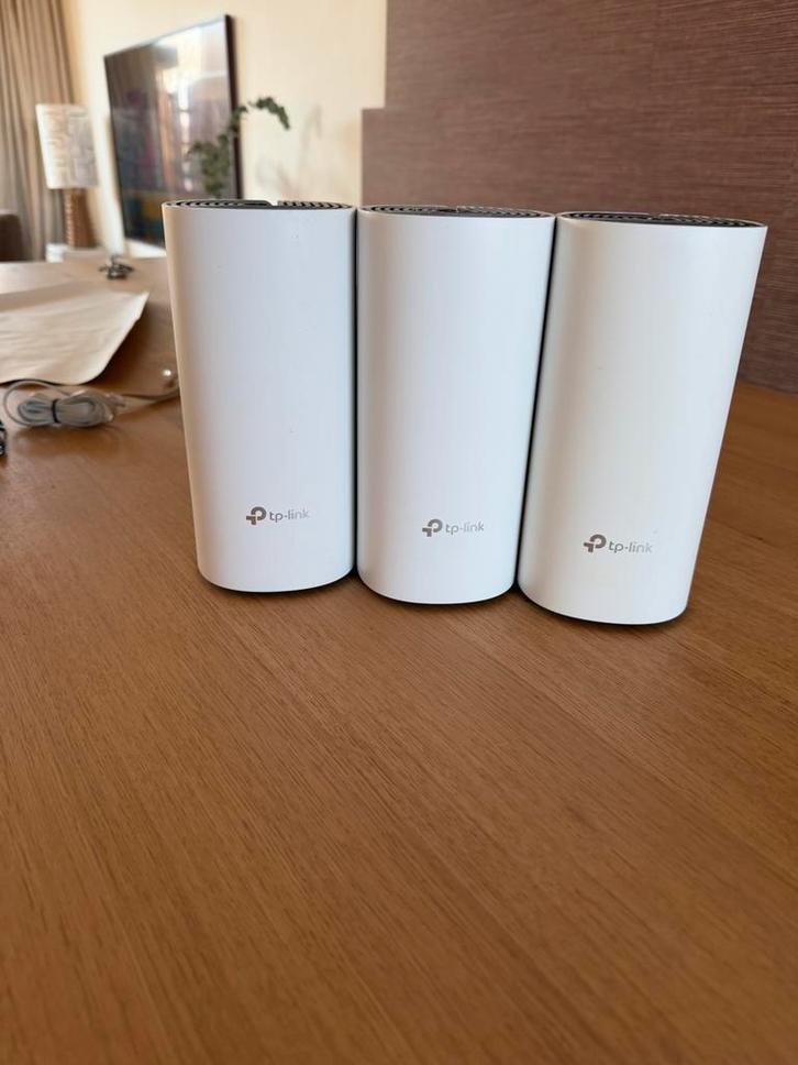 TP-Link Deco M5 Mesh WiFi Systeem (3 stuks), Computers en Software, Powerlines, Zo goed als nieuw, Ophalen of Verzenden