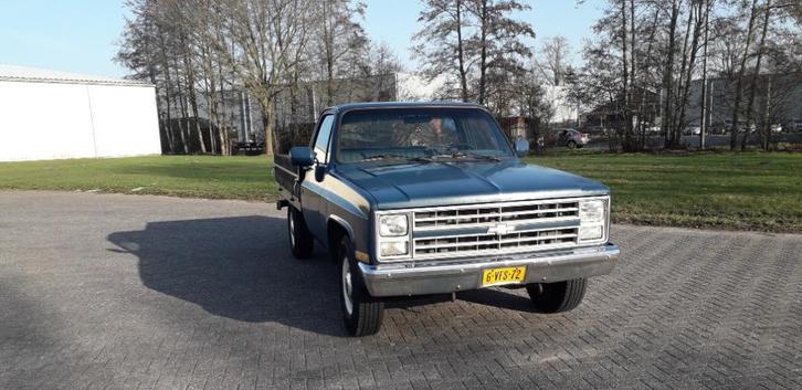 Chevrolet C20 5.7 V8 Oldtimer Pick-up 1985 Pickup Farmtruck, Auto's, Oldtimers, Particulier, Climate control, Radio, Chevrolet
