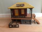 Playmobil met oa safari verzorgingspost en boswachtershuis, Ophalen of Verzenden, Gebruikt