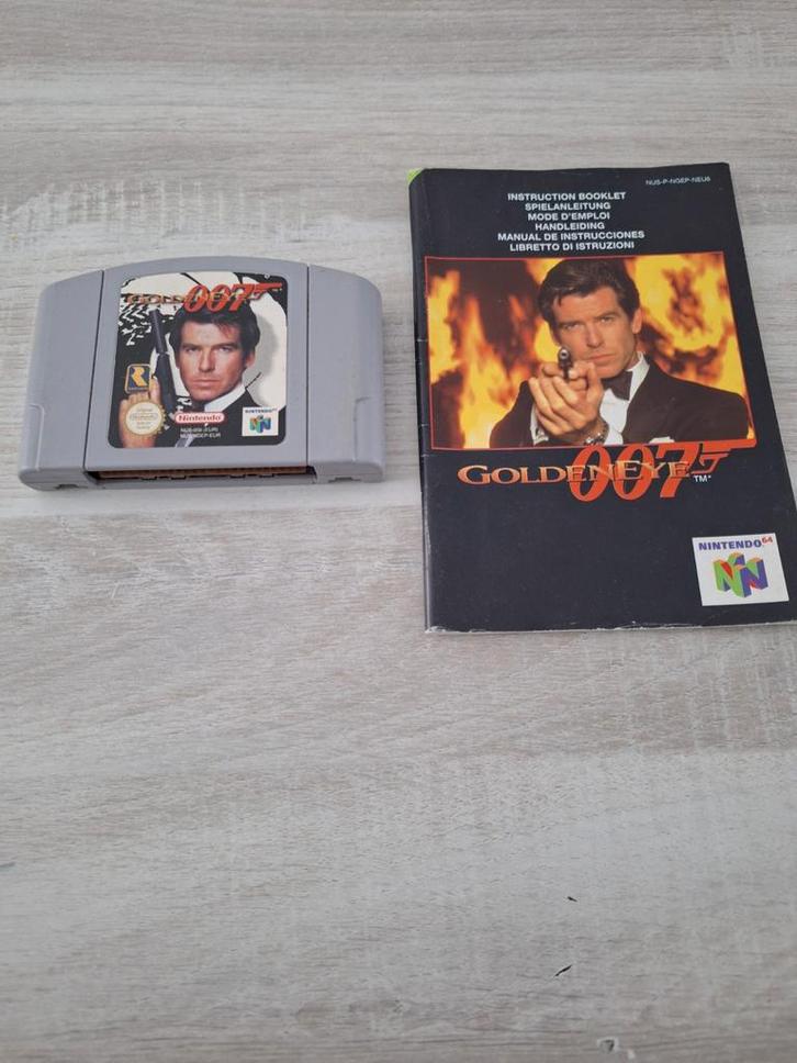 GoldenEye 007 N64 - Compleet met handleiding!, Spelcomputers en Games, Games | Nintendo DS, Gebruikt, Ophalen of Verzenden