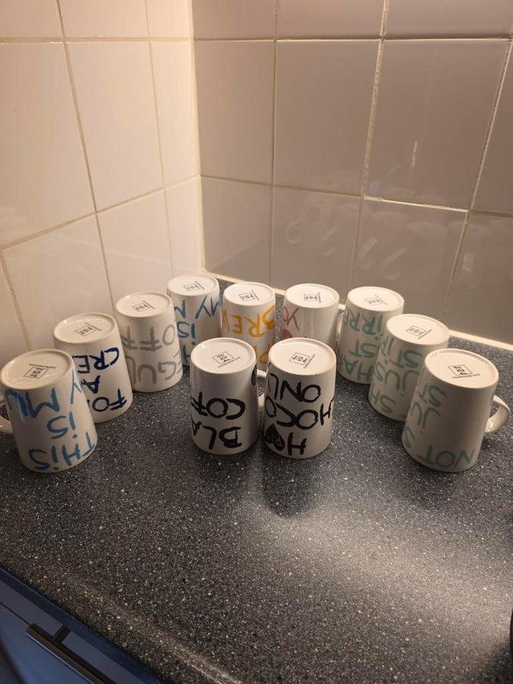 Riviera Maison Mokken / Kopjes, Huis en Inrichting, Keuken | Servies, Zo goed als nieuw, Kop(pen) en/of Schotel(s), Overige stijlen